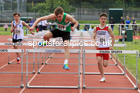 Men and Boys hurdles, 2022 North Eastern Track and Field Champs., Middlesbrough. David T. Hewitson/Sports for All Pics